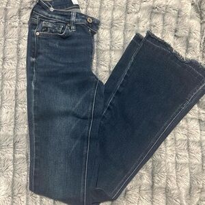 Buckle Dark Indigo Flare Jeans